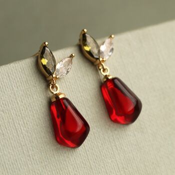 Pomegranate Seed Earrings, 3 of 6