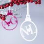 Personalised Couples Heart Bauble Decoration, thumbnail 2 of 7