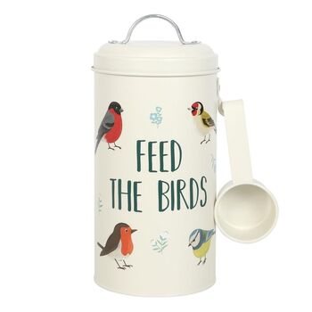 Feed The Birds Bird Seed Tin And Scoop, 2 of 3