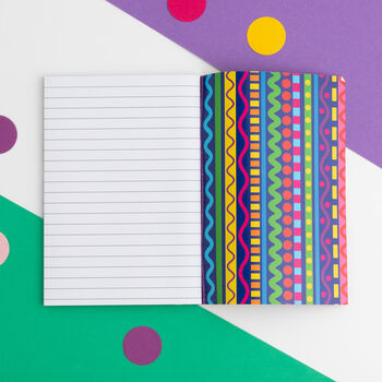 Colourful A6 Lined Notebook, 7 of 9