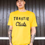 Toastie Club Men’s Slogan T Shirt, thumbnail 1 of 3