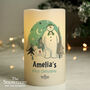 Personalised The Snowman And The Snowdog Christmas Nightlight LED Candle, thumbnail 3 of 4