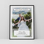 Five Years Together Couples Photo Print Personalised Anniversary Gift, thumbnail 3 of 5