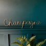 Champagne Gold Wire Word Sign, thumbnail 1 of 3