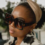 Chunky Oversized Statement Butterfly Sunglasses, thumbnail 1 of 3