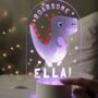Personalised Dinosaur LED Colour Changing Light, thumbnail 3 of 5