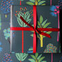 Tropical Illustrated Wrapping Paper, thumbnail 1 of 3