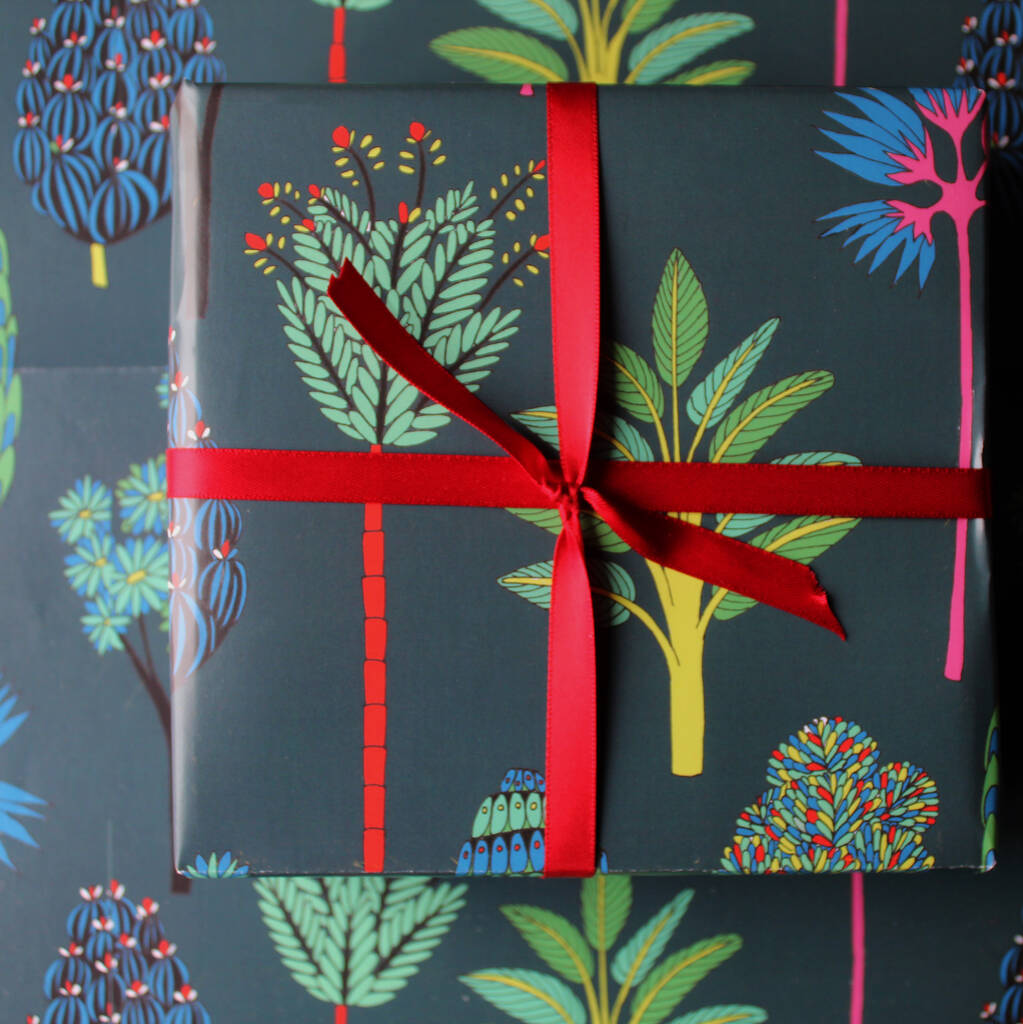 Tropical Illustrated Wrapping Paper, 1 of 3