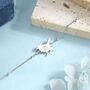 Sterling Silver Delicate Robin Bird Bracelet, thumbnail 5 of 11