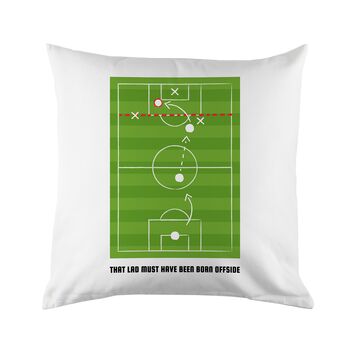 Personalised Offside Rule Cushion Cover, 3 of 3