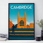 Cambridge Kings College Art Print, thumbnail 2 of 4