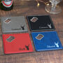 Any Name Stag Pu Leather Coaster With Bottle Opener, thumbnail 2 of 2