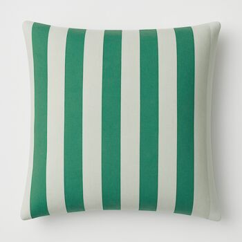 Hand Painted Sustainable Linen Cushion In Stripe Print, 11 of 12