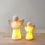 LED Angel With Heart Christmas Ornament, thumbnail 3 of 3