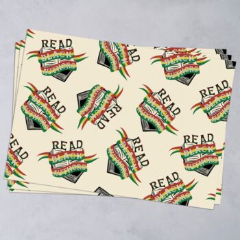 Read Black Authors Wrapping Paper Sheets, 2 of 2
