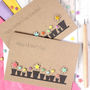 Personalised Happy Mother's Day Card With Flower Pots, thumbnail 1 of 8