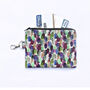 Brushstrokes Silk Zipped Coin Purse/Pouch, thumbnail 4 of 4