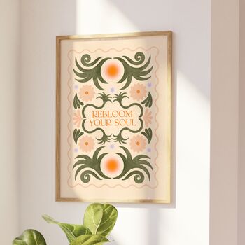 Inspirational Art Print, Typographic Wall Poster, 2 of 4