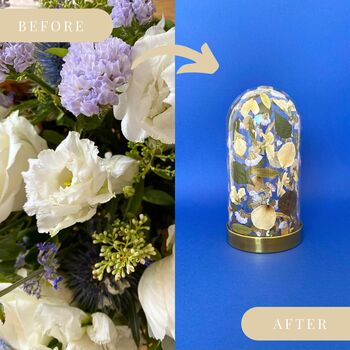 Preservation Of Your Wedding Flowers Into A Glass Dome, 5 of 5