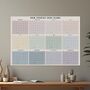 2026 Wall Planner | Personalised Monthly Grid Calendar, thumbnail 1 of 6
