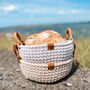 Crochet Bread Basket, thumbnail 1 of 8