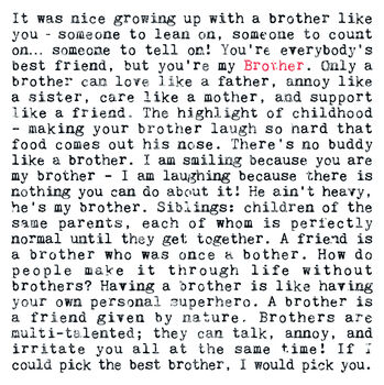 Brother Birthday Card, 2 of 5