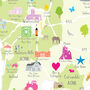 Personalised Worcestershire Map: Add Favourite Places, thumbnail 3 of 3