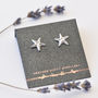 Starfish Earrings In Sterling Silver, thumbnail 1 of 10