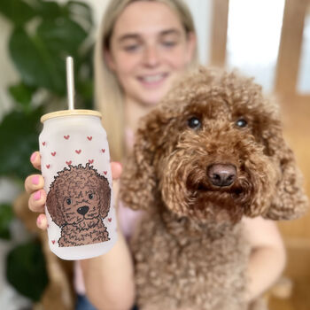 Personalised Ice Cup With Your Dog On, 2 of 10