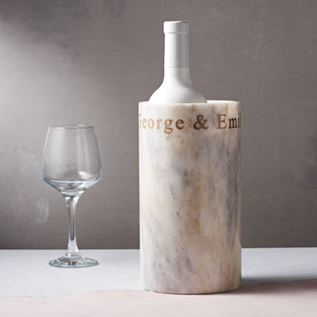 Personalised Marble Wine Cooler, 3 of 5