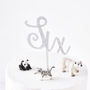 Personalised Number Birthday Cake Topper, thumbnail 7 of 12