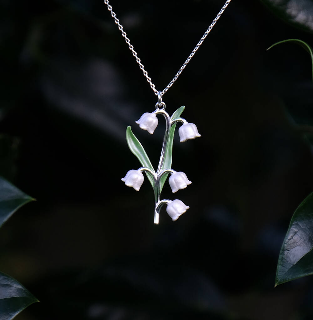 Lily Of The Valley Flowers Necklace, 1 of 5