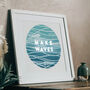 Make Waves, Coastal Ocean Wave Print, thumbnail 3 of 3