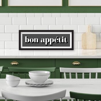 Framed Bon Appetit Print, 9 of 10