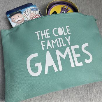 Personalised Family Games Travel Pouch, 3 of 3