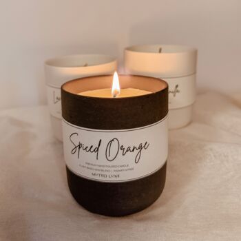 Spiced Orange Christmas Candle Paraffin Free, 3 of 3