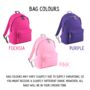 Personalised Kids Backpack With Chenille Letters And Fun Motifs – Custom Nursery And School Bag, thumbnail 4 of 7