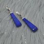 Lapis Lazuli 925 Silver Earrings, thumbnail 5 of 8