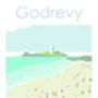 Godrevy St Agnes Cornwall Travel Print, thumbnail 6 of 6