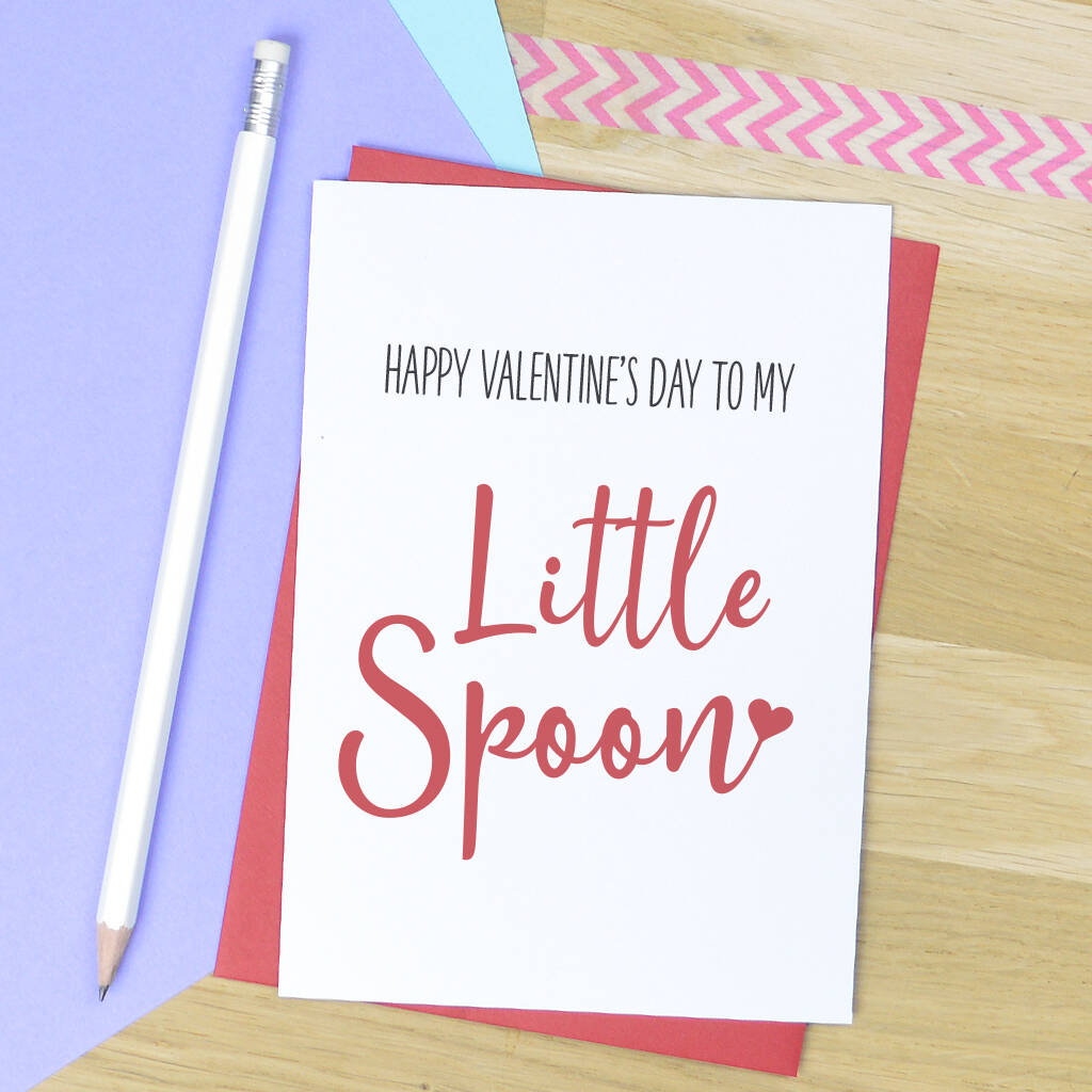Big Spoon Valentine's Day Card By Pink and Turquoise