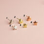 Personalised Our Story Stud Earrings With Dates, thumbnail 5 of 9