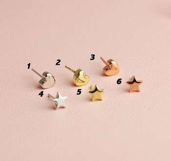 Personalised Our Story Stud Earrings With Dates, 5 of 9