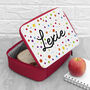 Personalised Kids Fun Polka Dot Insulated Lunch Bag, thumbnail 1 of 12