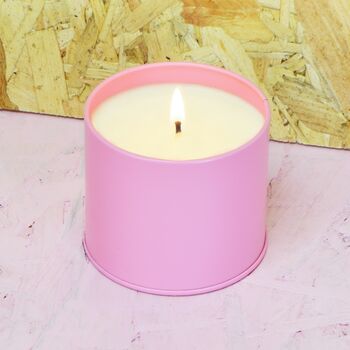 Pink Tin Candle Making Kit, 2 of 2
