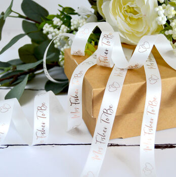 Hen Party 15mm Personalised Printed Ribbon, 2 of 6