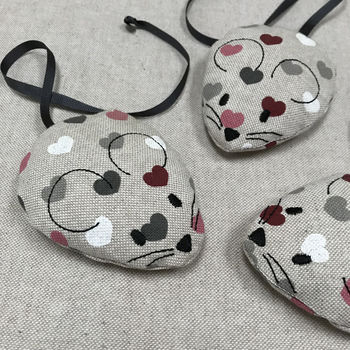 Catnip Heart Mouse Cat Toy, 3 of 5