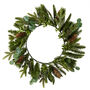 Evergreen Winter Pinecone Wreath, thumbnail 2 of 4