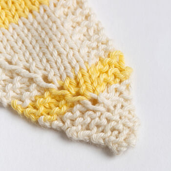 Striped Neckerchief Easy Knitting Kit, 3 of 10