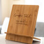 Personalised Tablet Stand Bamboo, thumbnail 5 of 5