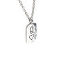 Sterling Silver Queen Of Hearts Necklace, thumbnail 3 of 6